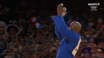 Teddy Riner vence luta de desempate e França é bicampeã olímpica no judô por equipes