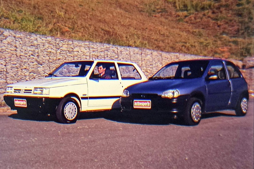 Comparativo Fiat Uno x Chevrolet Corsa