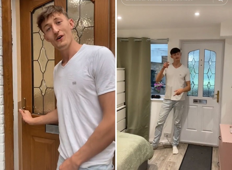 Jovem britânico 'frustrado' com mercado imobiliário constrói casa completa na garagem de seus pais