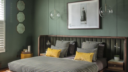 10 quartos com parede verde para se inspirar