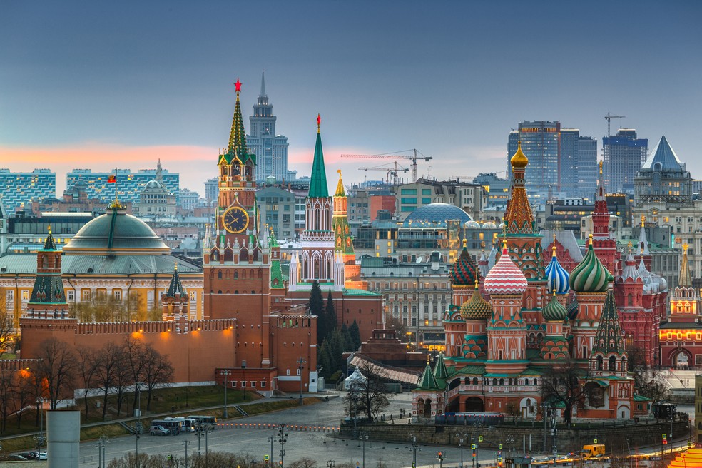 Moscou, na Rússia — Foto: Getty Images/Sergey Alimov