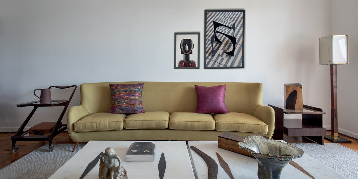 Apartamento tem relíquias do mobiliário brasileiro