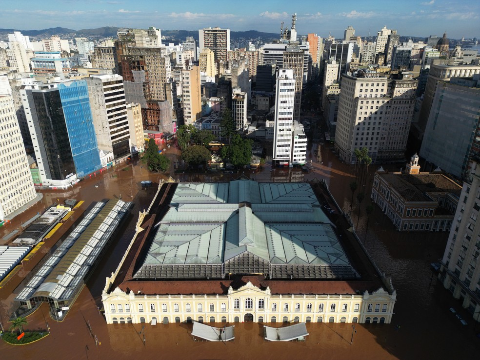 Mercado Público de Porto Alegre, inaugurado em 1869 — Foto: Getty Images