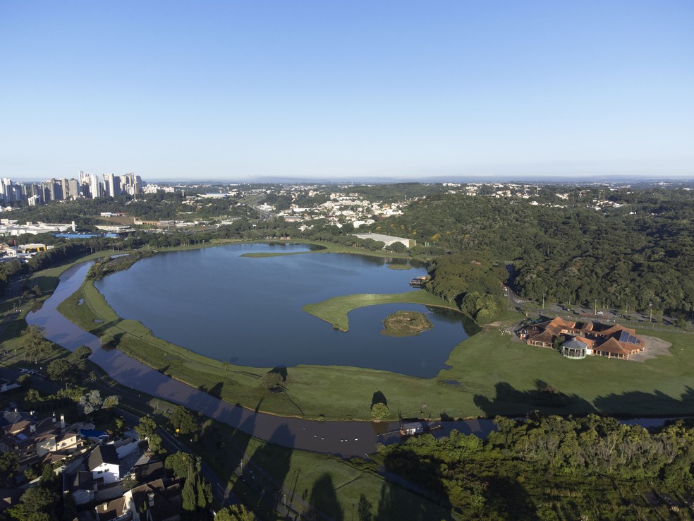 O Parque Barigui, em Curitiba, é considerado um parque alagável  — Foto: agustavop/Getty Images