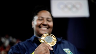 Jogos Olímpicos Paris 2024 - Judo Feminino - Beatriz Souza vence o ouro. — Foto: Alexandre Loureiro/COB