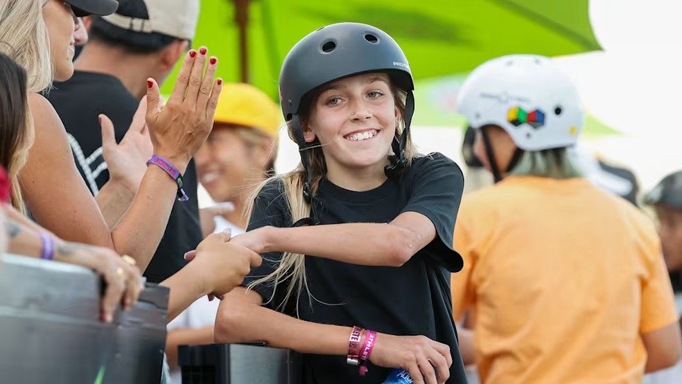 Chloe Covell — Foto: Reprodução/Olympics