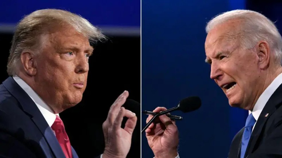 Para Sharma, disputa entre Trump e Biden é mais um conflito de personalidades do que de políticas — Foto: Getty Images (via BBC)