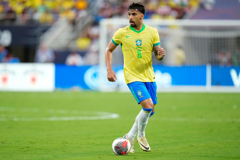 Lucas Paquetá, jogador da Seleção Brasileira — Foto: Rich Storry/Getty Images