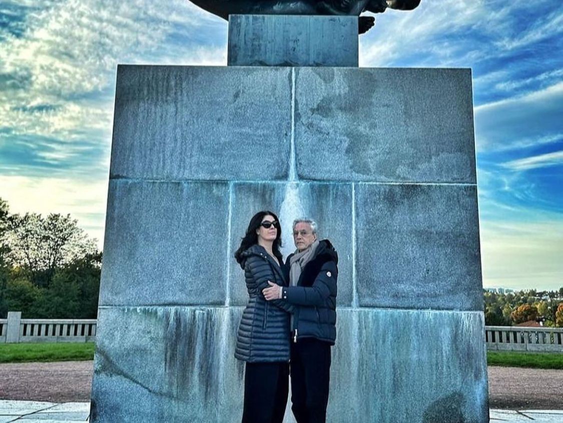 Caetano Veloso e a mulher, Paula Lavigne — Foto: Instagram