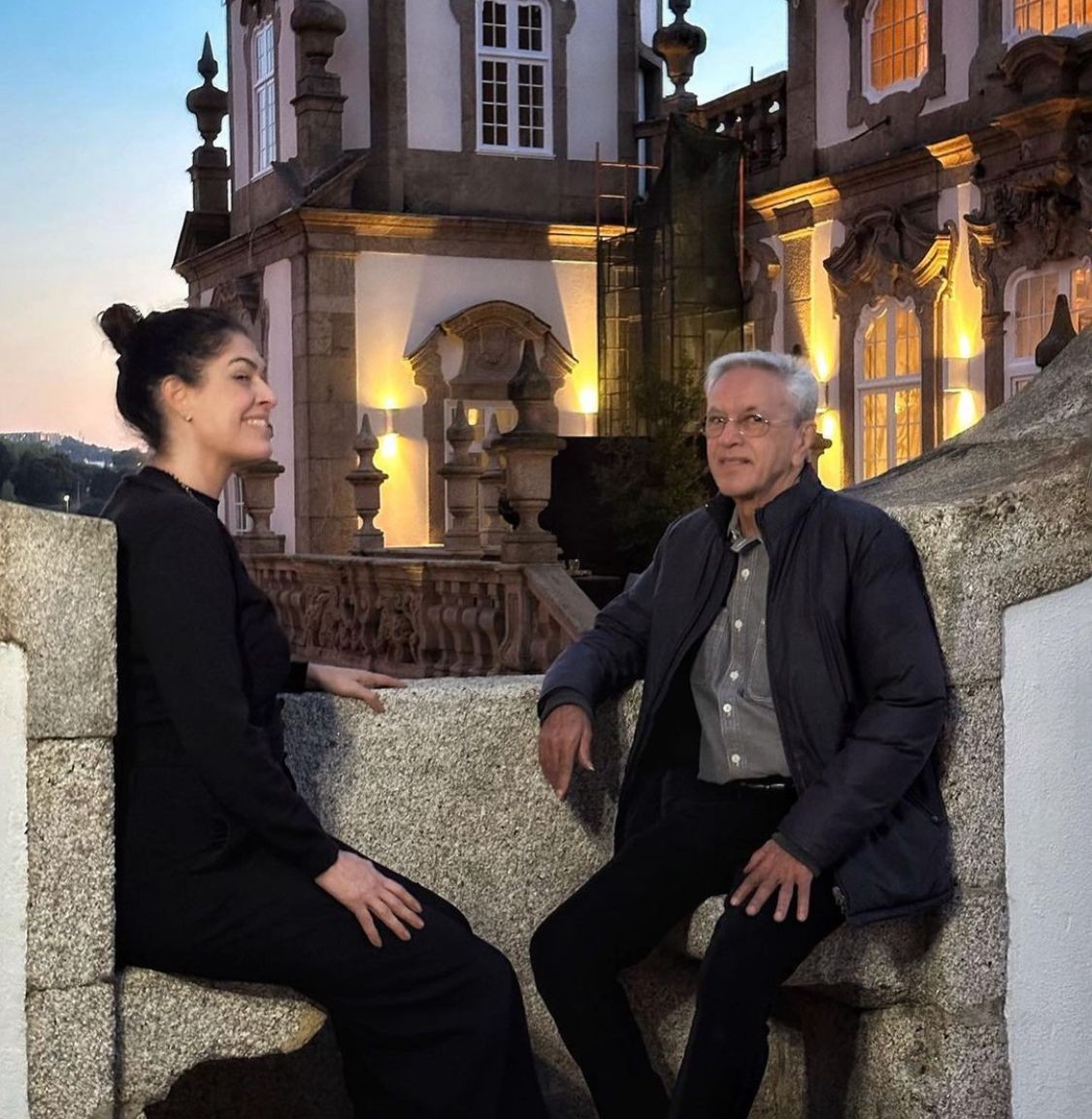 Caetano Veloso e a mulher, Paula Lavigne — Foto: Instagram