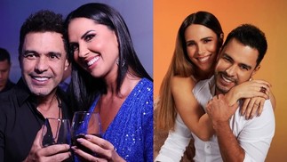 Zezé Di Camargo com Graciele e com a filha Wanessa — Foto: Reprodução