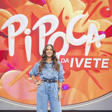Ivete Sangalo estreia segunda temporada do "Pipoca da Ivete", totalmente repaginado — Foto: Fábio Rocha/Globo/divulgação