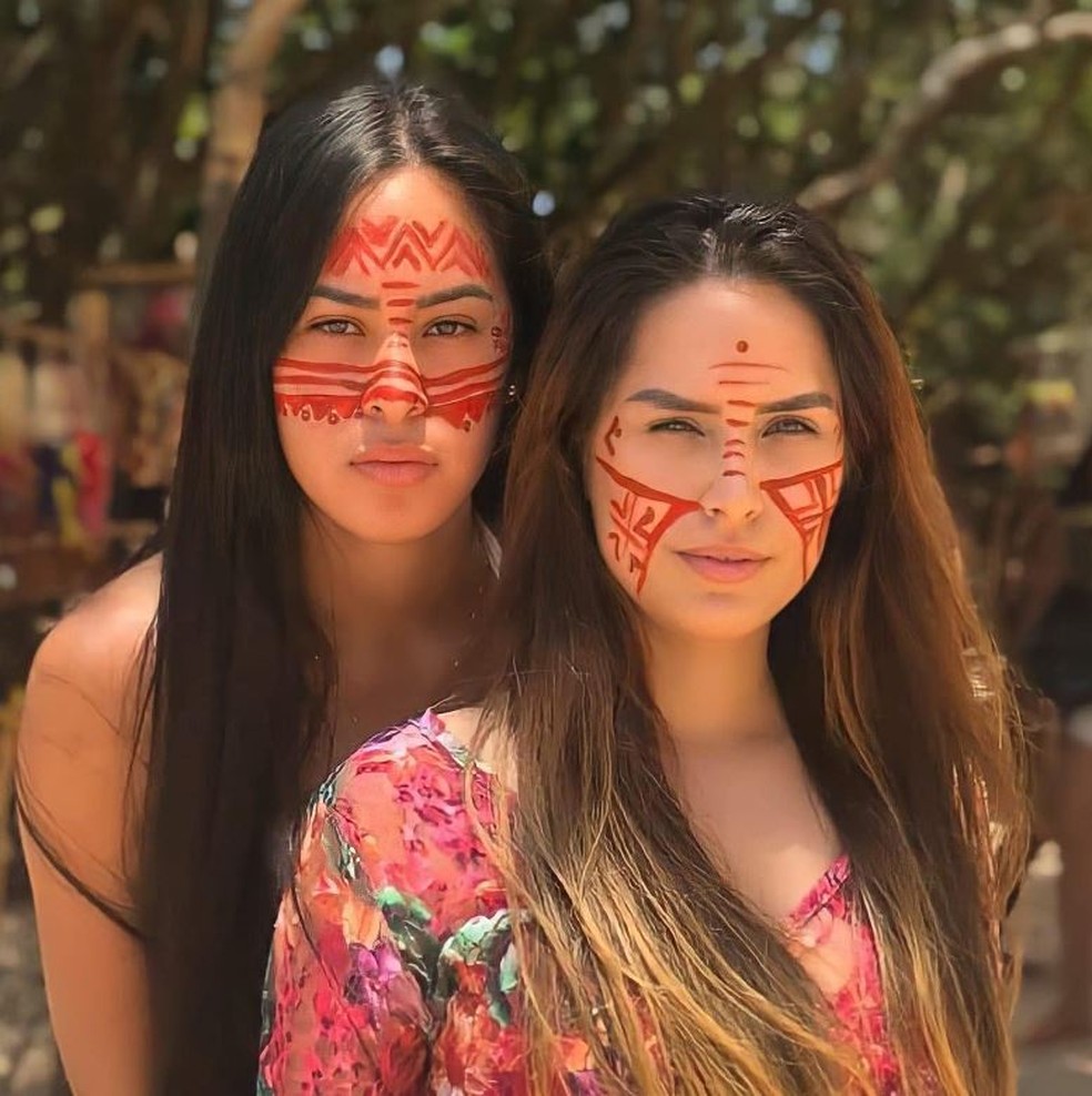 Djidja Cardoso e Isabelle Nogueira, a Cunhã do 'BBB 24' — Foto: rep/instagram