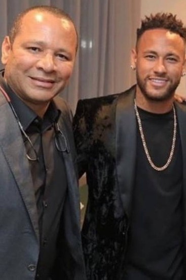 Neymar com o pai