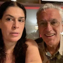 Caetano Veloso e a mulher, Paula Lavigne — Foto: Instagram