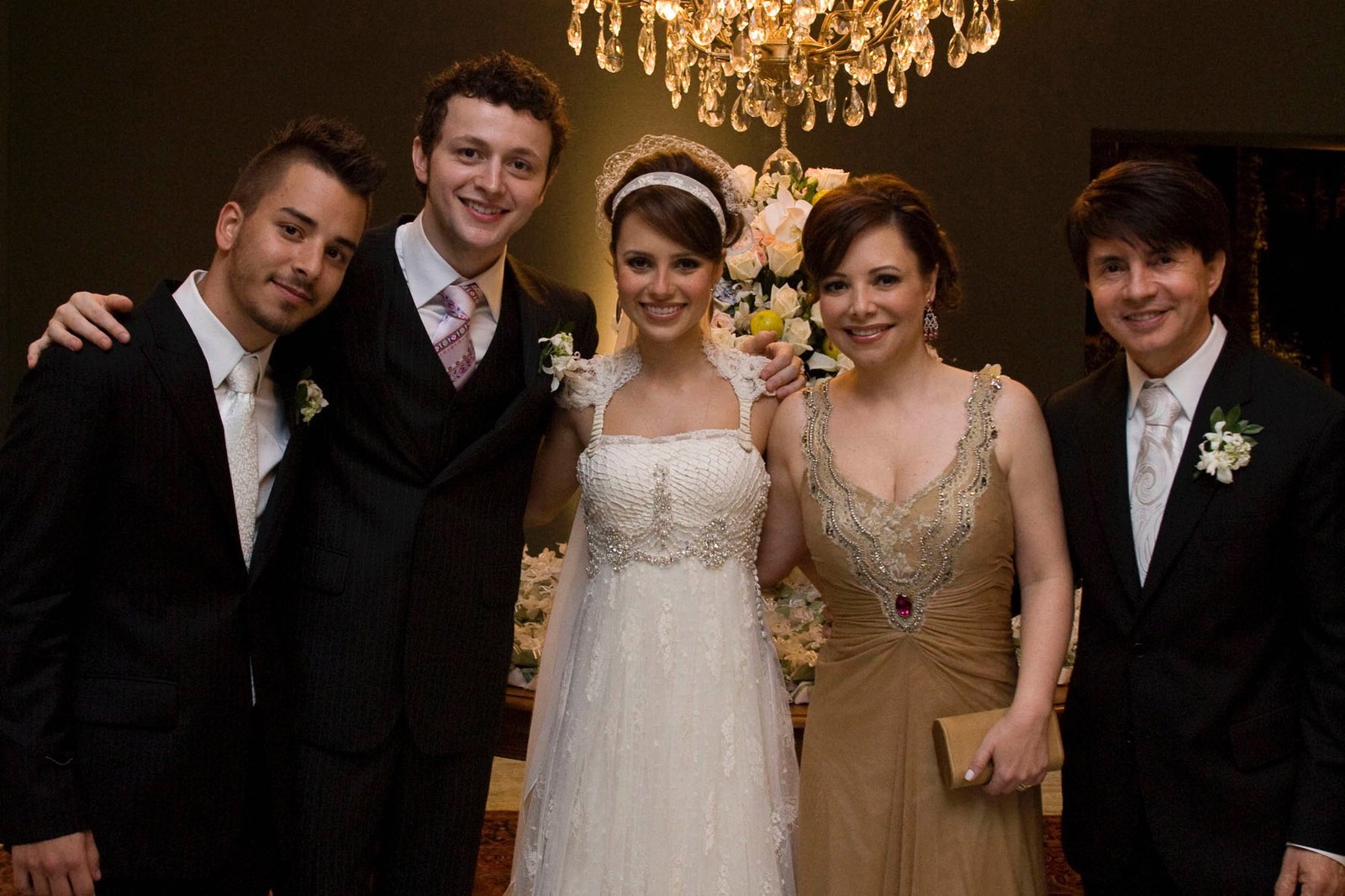 Casamento de Sandy e Lucas em Campinas,em 2008 — Foto: Rafaela Azevedo/ divulgação