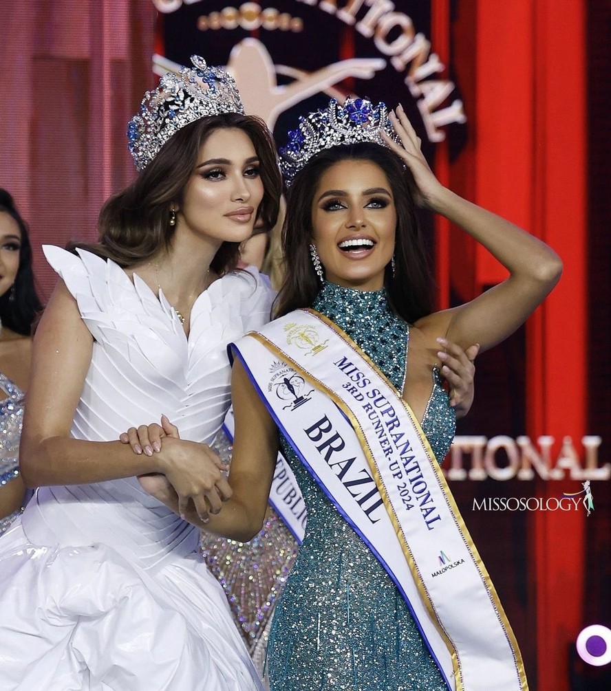 Brasileira fica em 4ª lugar no Miss Supranational, na Polônia