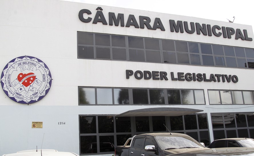 Fachada da Câmara Municipal de Belford Roxo