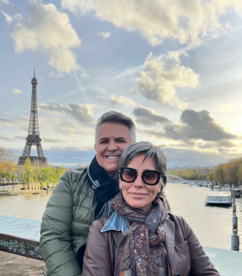 O casal Gloria Pires e Orlando Morais, juntos há 36 anos — Foto: Reprodução/Instagram