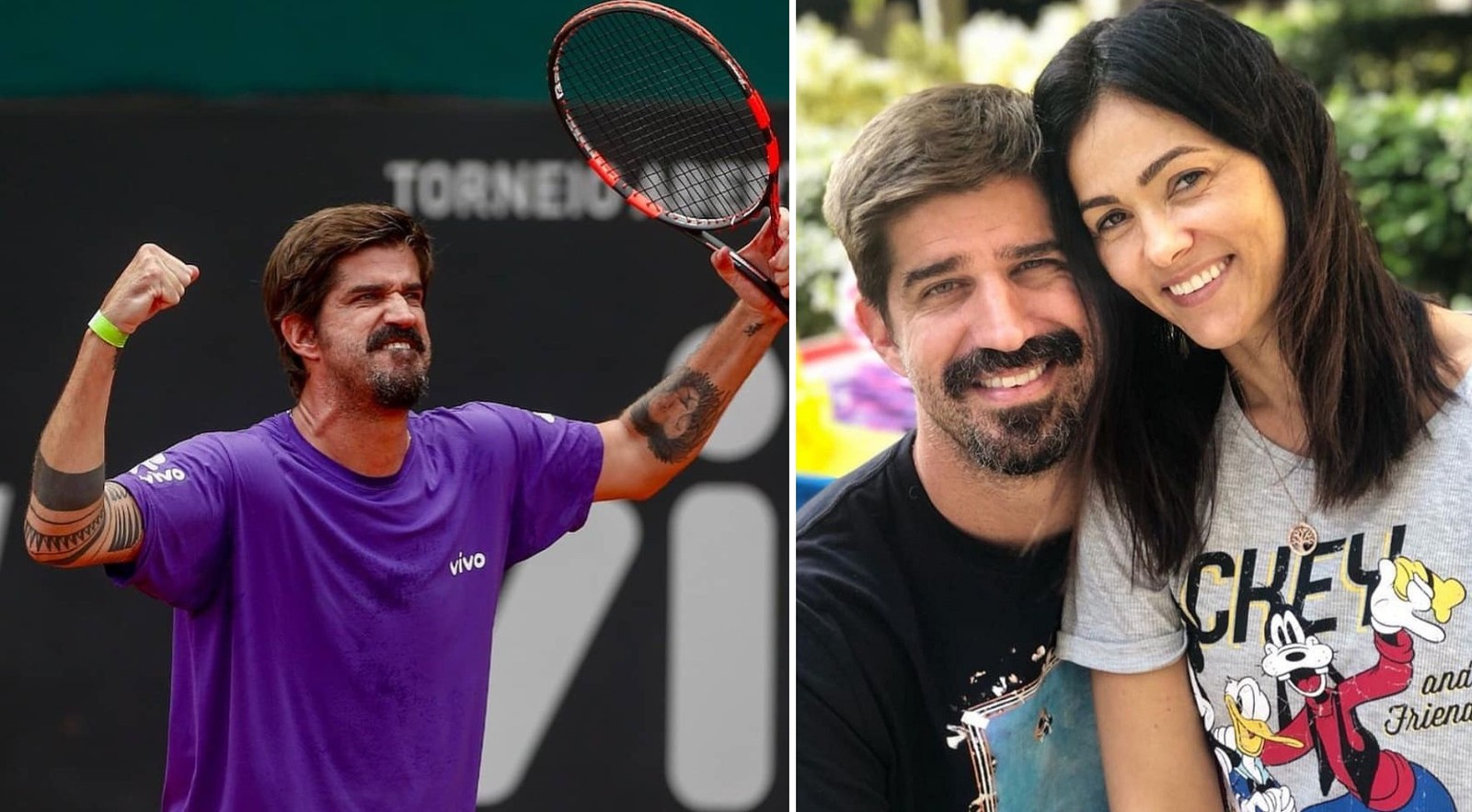 Ex-tenista Flávio Saretta lembra início de namoro com Suzana Alves — Foto: Reprodução/Instagram