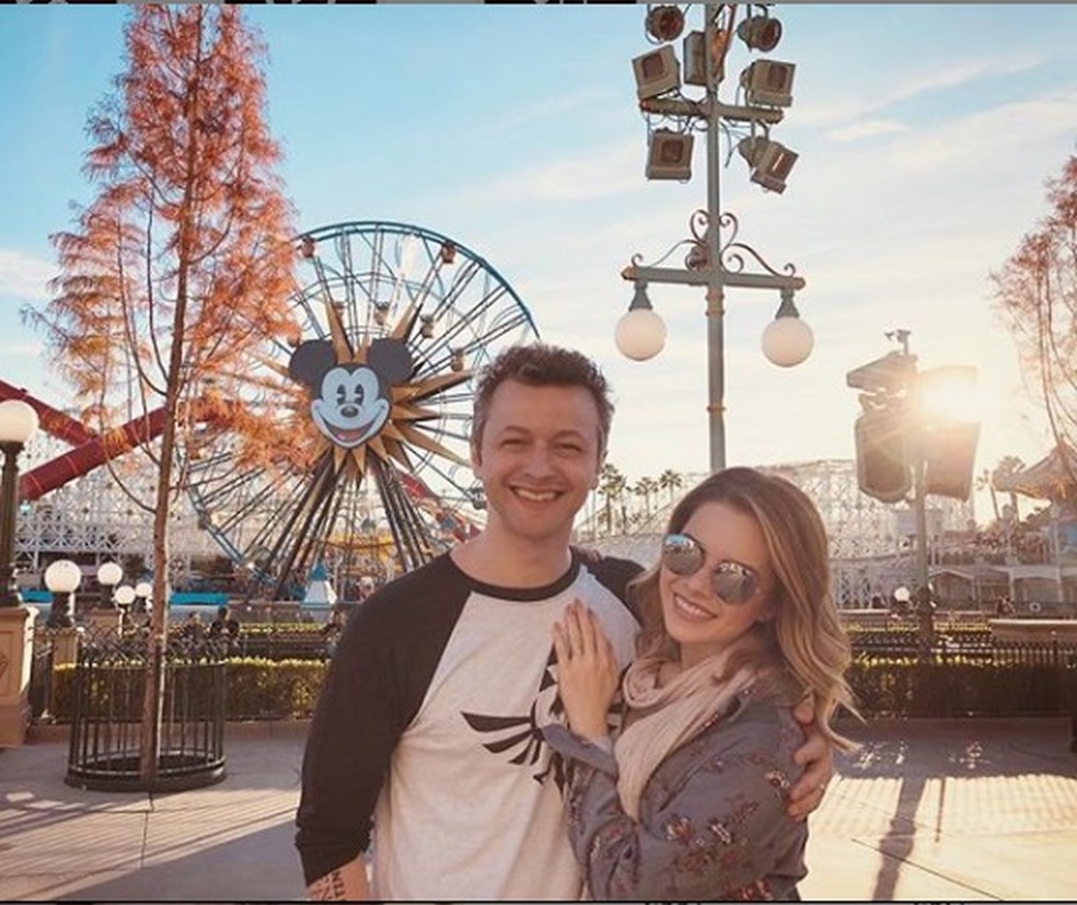 Sandy e Lucas na Disney — Foto: reprodução/ instagram