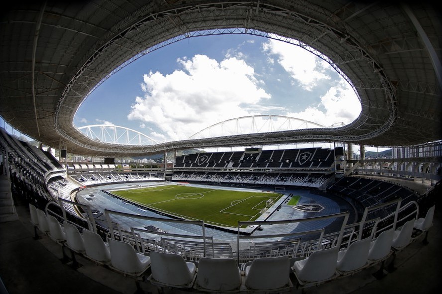 O Estádio Nilton Santos, o Engenhão, na Zona Norte do Rio