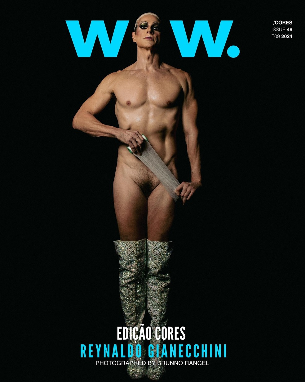 Gianecchini na capa da "Wow" — Foto: reprodução/ instagram