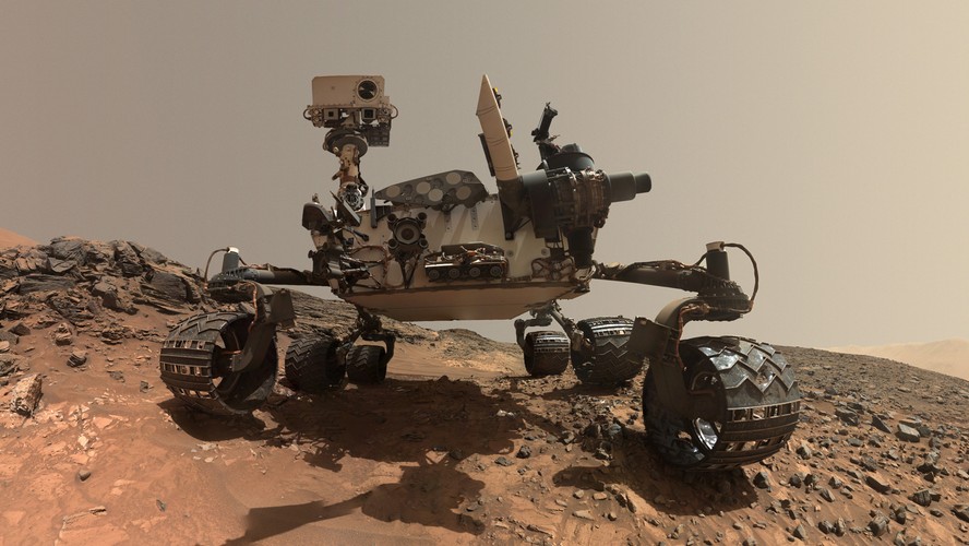O Curiosity foi enviado em 2011 e chegou em Marte no ano seguinte, onde está desde então