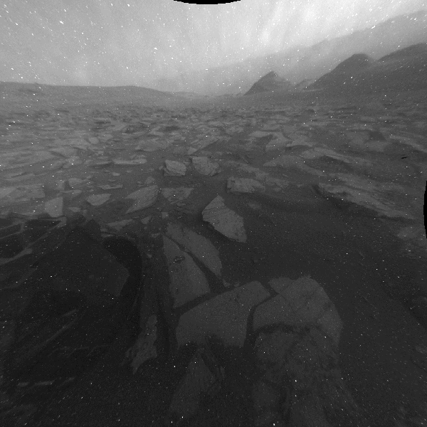 Em novembro, Curiosity registrou 12 horas de imagens do dia marciano — Foto: NASA