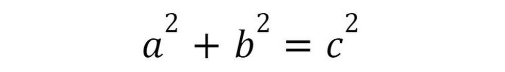 Teorema de Pitágoras — Foto: Reprodução