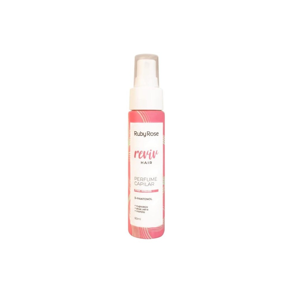 Perfume Capilar Pink Wishes Reviv Hair, RubyRose — Foto: Reprodução