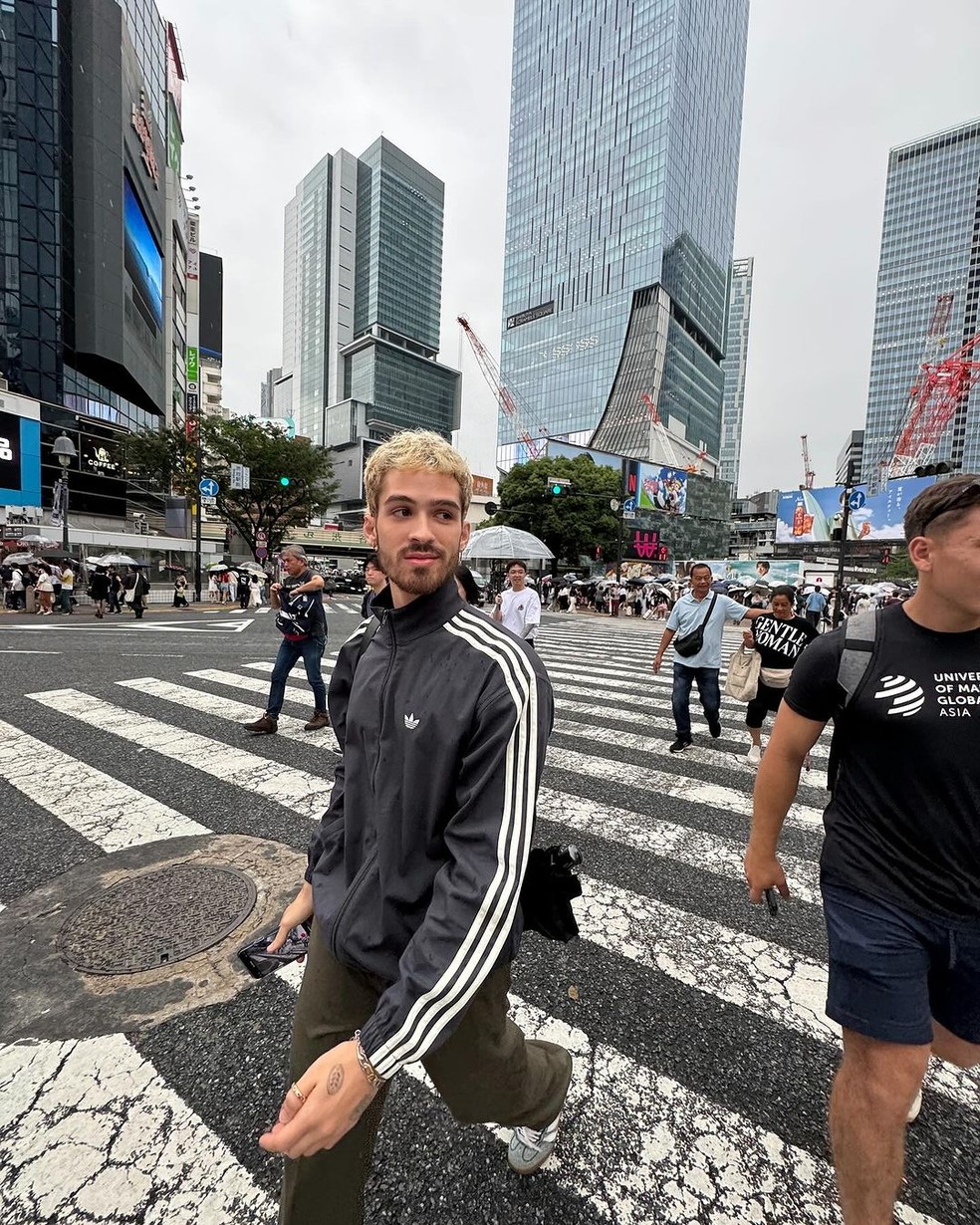 João Guilherme viaja para Tóquio — Foto: Reprodução/Instagram