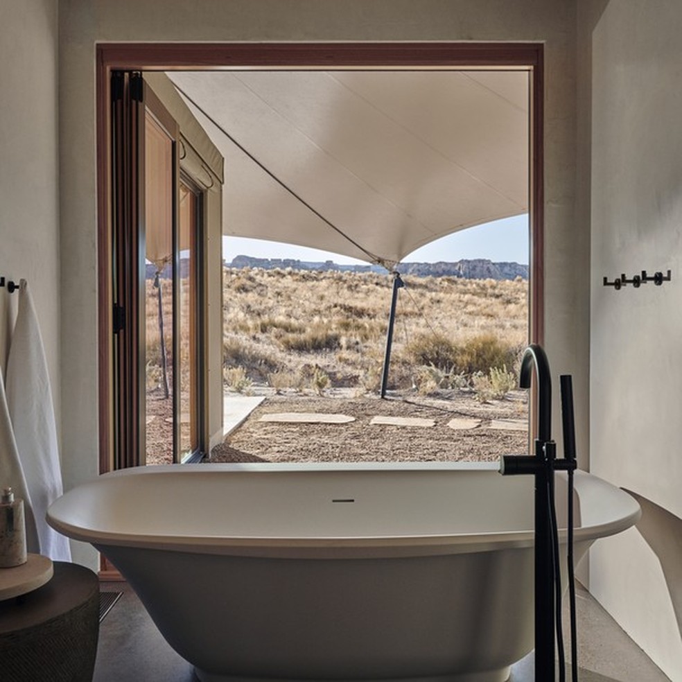 Amangiri oct 19_Camp 09 Bathroom0196.tif (Foto: Divulgação) — Foto: Glamour