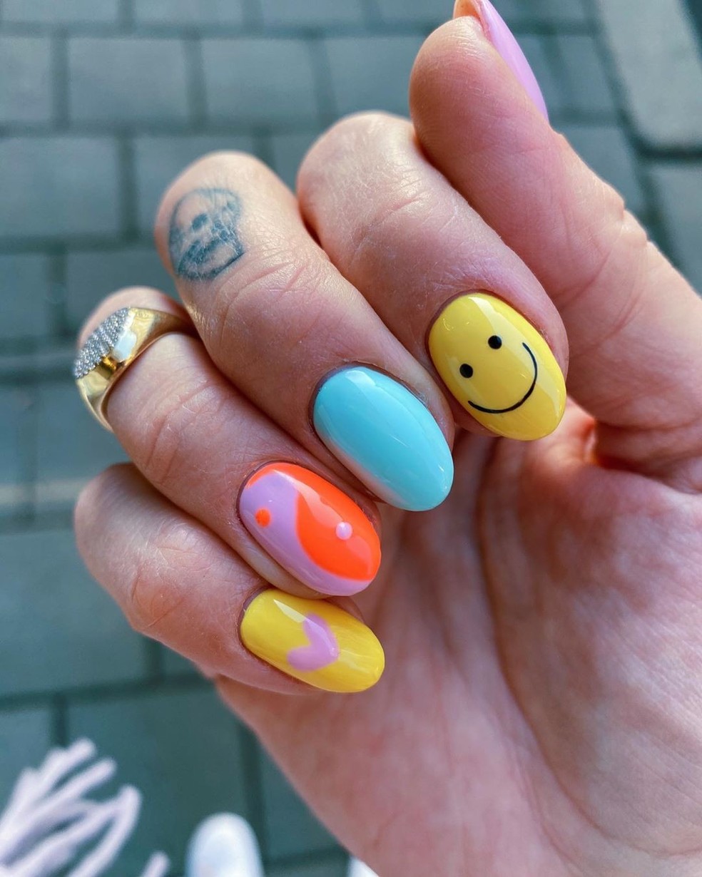 Unhas de VSCO Girl (Foto: Reprodução / Instagram) — Foto: Glamour