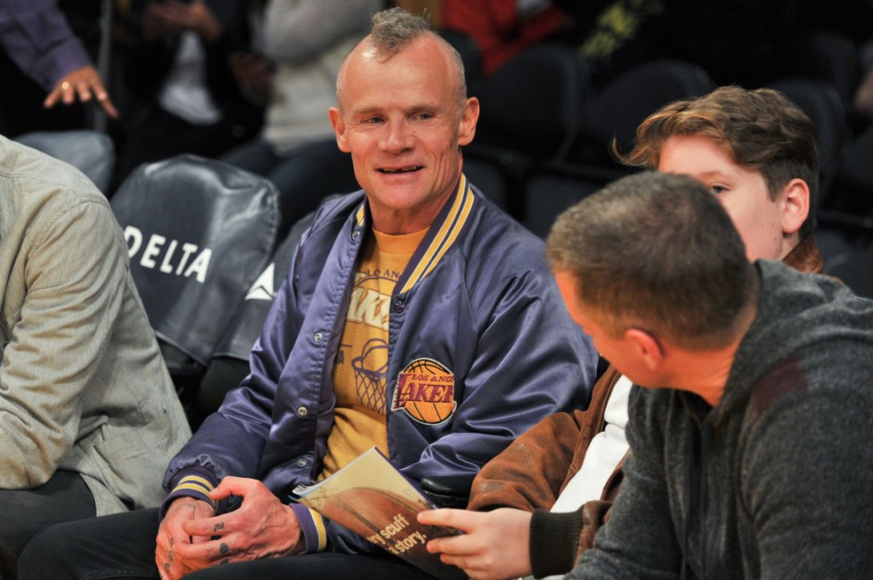 Flea com moicano (dezembro de 2017) — Foto: Getty Images