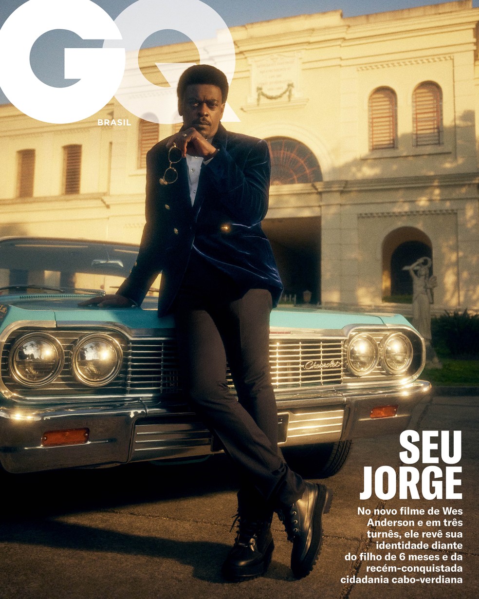 Seu Jorge foi fotografo no Museu da Imigração, em São Paulo — Foto: Nixon Freire