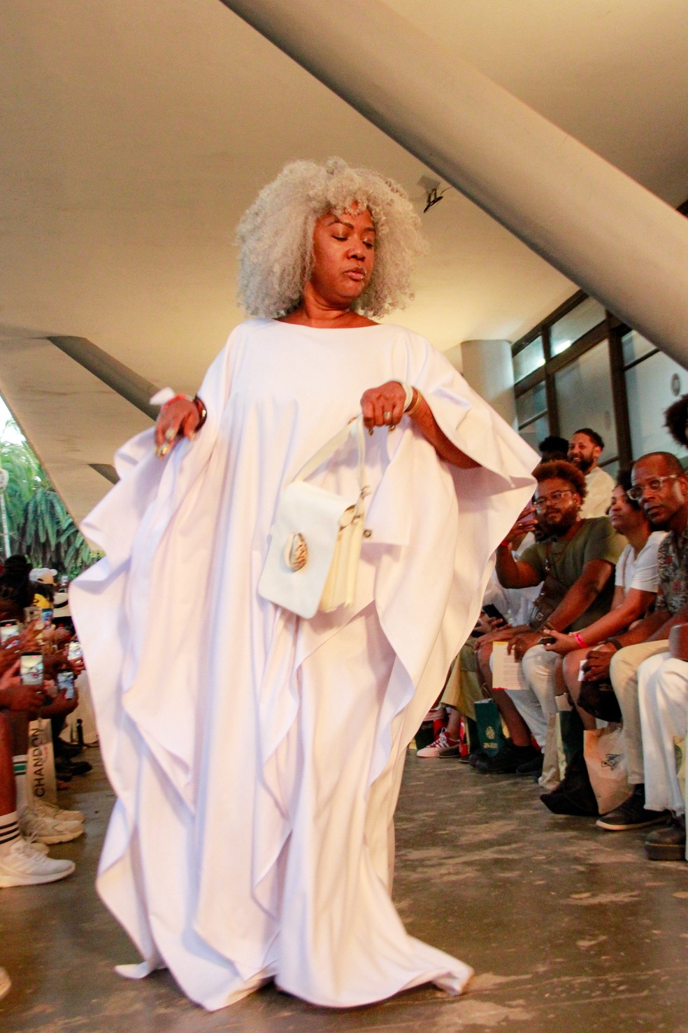 Desfile Isa Silva no Museu Afro — Foto: Divulgação/De Macedo