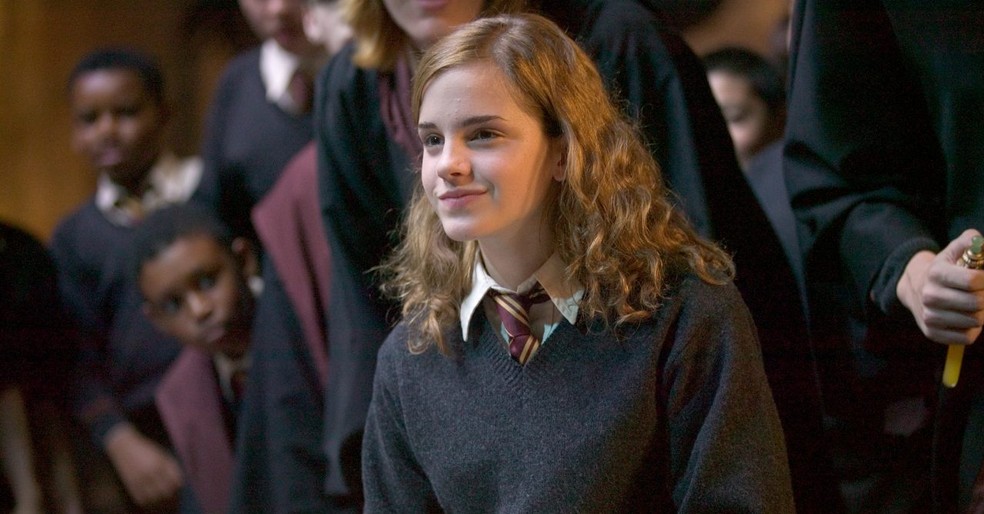 Emma Watson como Hermione Granger na franquia 'Harry Potter' — Foto: Reprodução