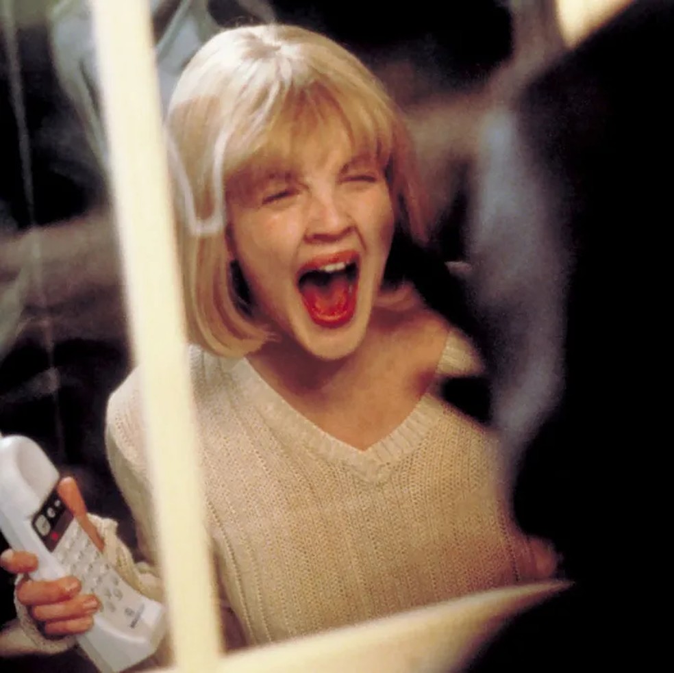 Drew Barrymore em Pânico (1996) — Foto: Divulgação
