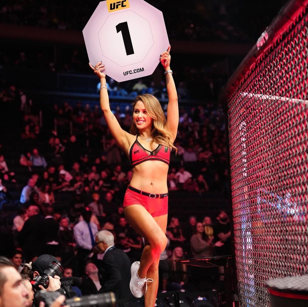 A ring girl do UFC Brittney Palmer — Foto: Reprodução/Instagram