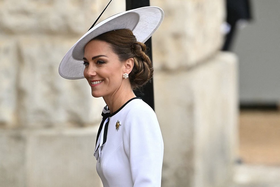 Kate Middleton no Trooping the Colour 2024 — Foto: Getty Images
