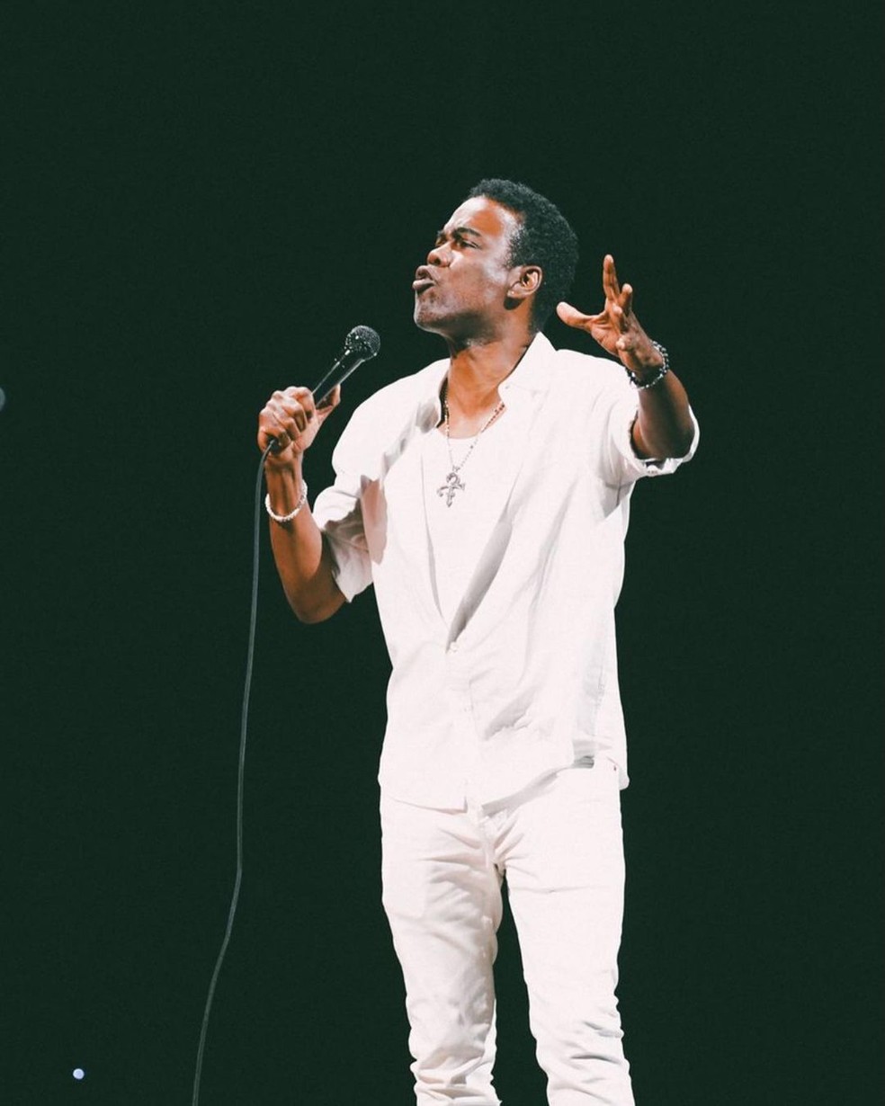 O comediante Chris Rock — Foto: Reprodução/Instagram