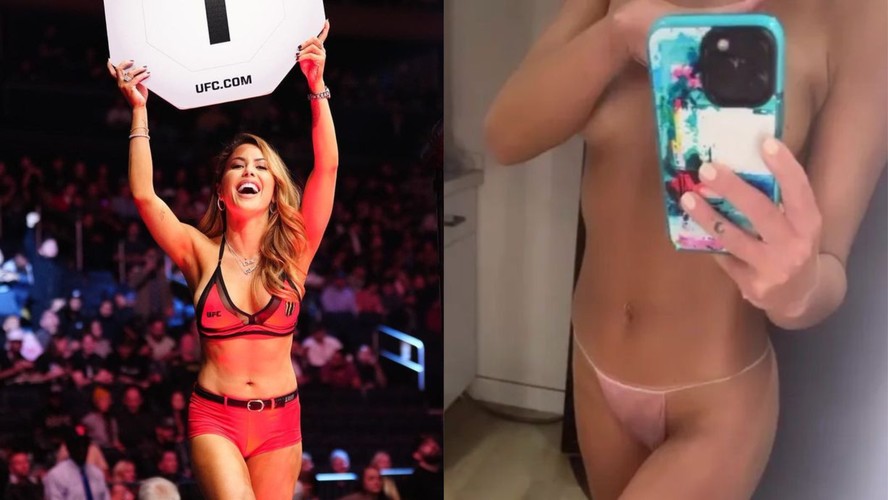 A ring girl do UFC Brittney Palmer