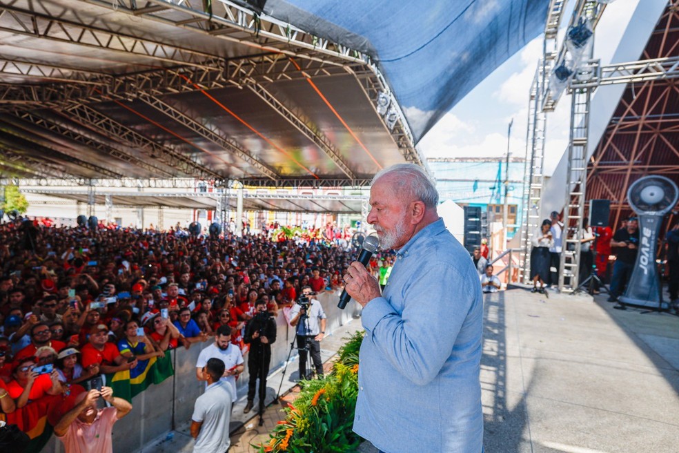Lula em Parintins relança o programa Luz para Todos — Foto: Divulgação/Ricardo Stuckert