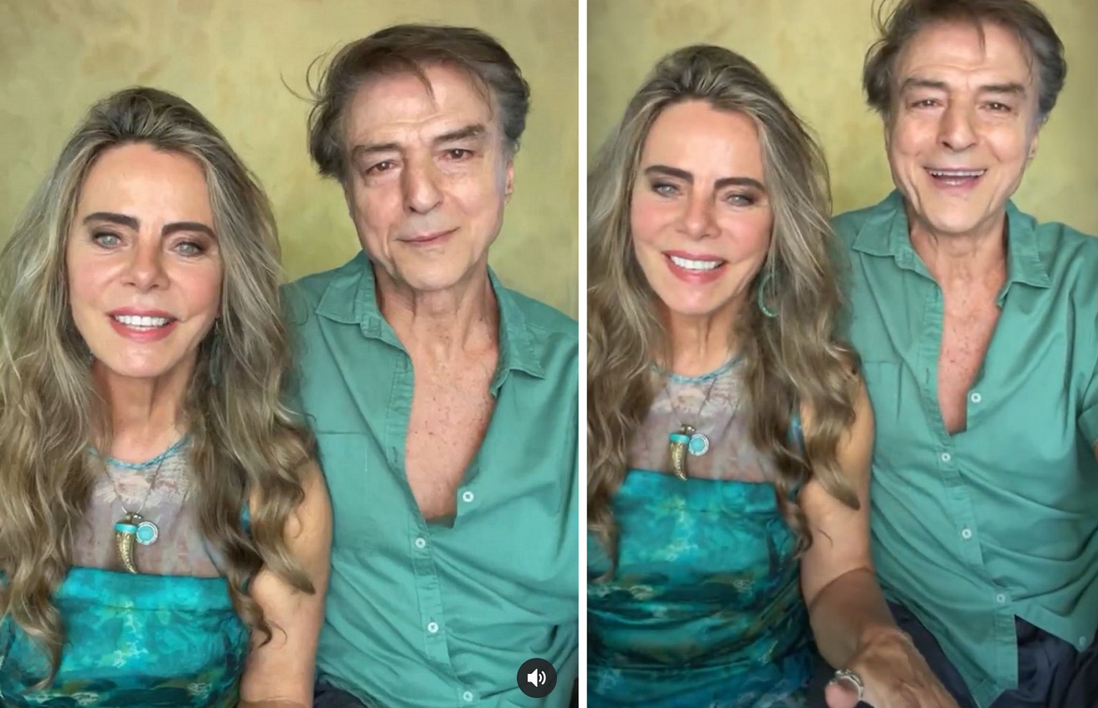 Casado com Bruna Lombardi desde 1978, ele tem 77 anos e recentemente fez a série "A vida secreta dos casais", da HBO Max — Foto: Reprodução/Instagram