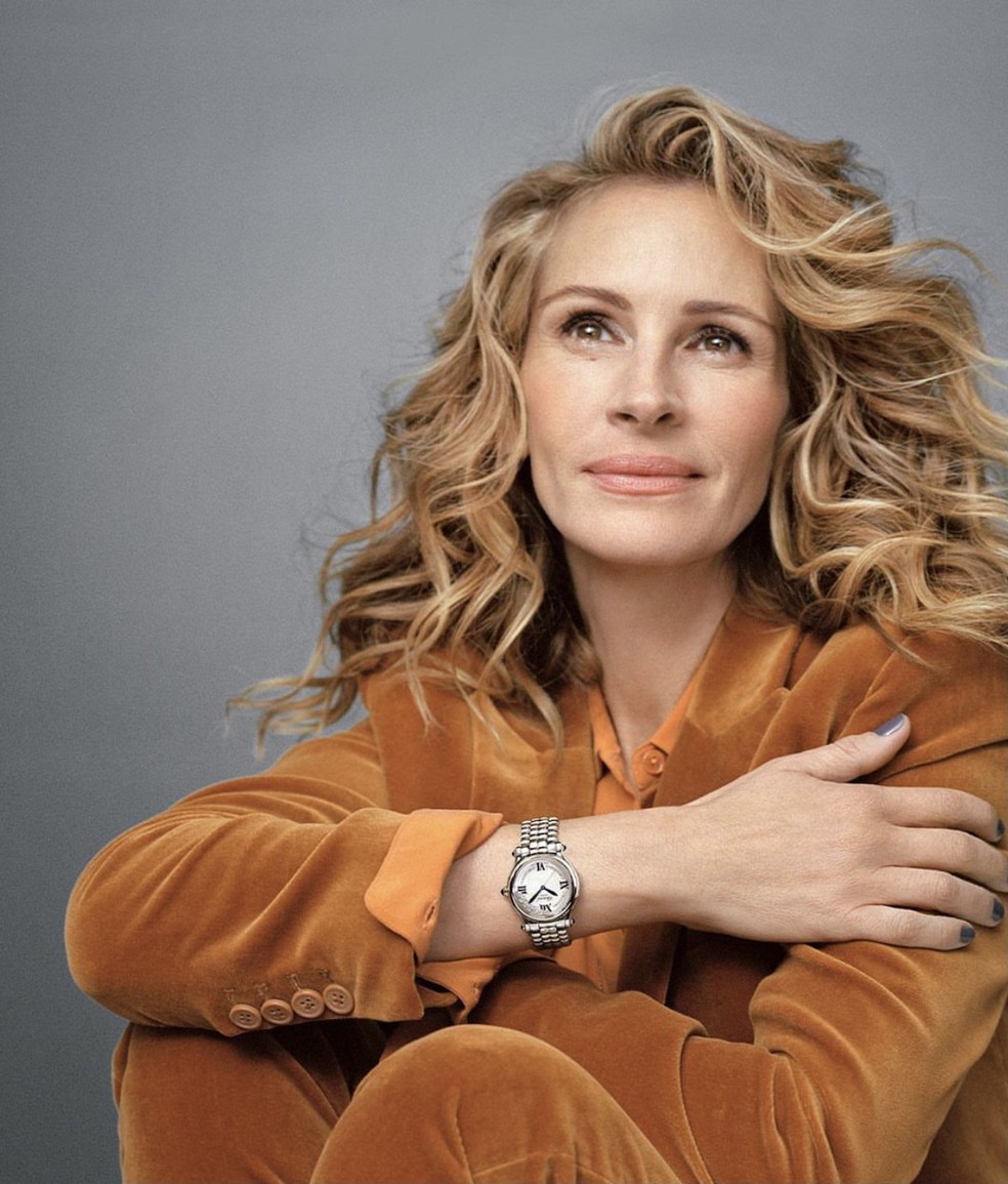 Julia Roberts em campanha para Chopard — Foto: Reprodução do Instagram