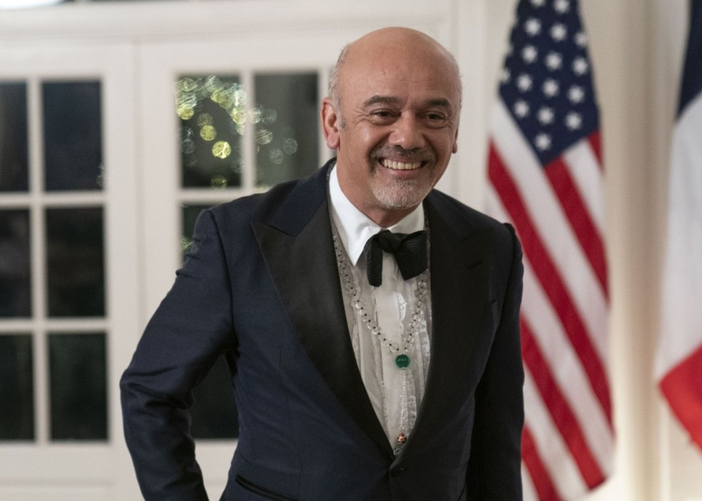 O designer Christian Louboutin — Foto: Sarah Silbiger/CNP/Bloomberg