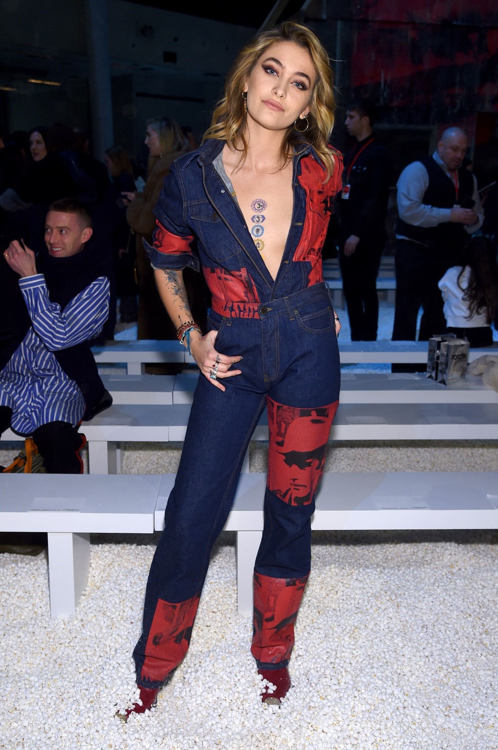 Paris Jackson: filha de Michael Jackson é modelo e atriz — Foto: Dimitrios Kambouris/AFP