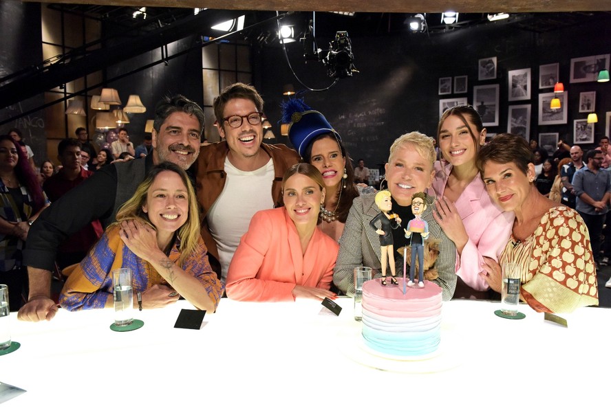 Junno Andrade, Mariana Richard, Fabio Porchat, Carolina Dieckmann, Narcisa Tamborindeguy, Xuxa, Sasha e Andréa Veiga