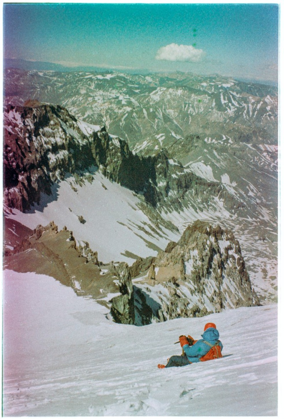 Foto de Janet Johnson recuperada de rolo de filme — Foto: Janet Johnson via The New York Times